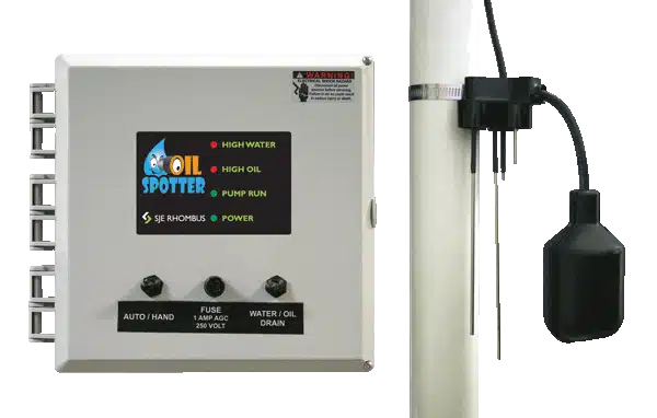 SJE Oil Spotter Sensing Panel with High Water Alarm