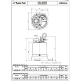 LSRA2.4S Pitless Sump Pump